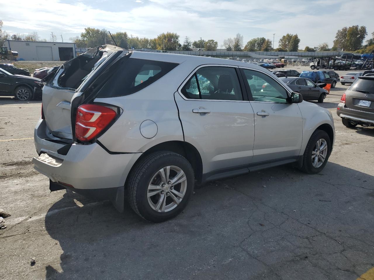 2016 Chevrolet Equinox VIN 2GNALBEK6G1146698 Copart auction photo, rear end damage thumbnail 3