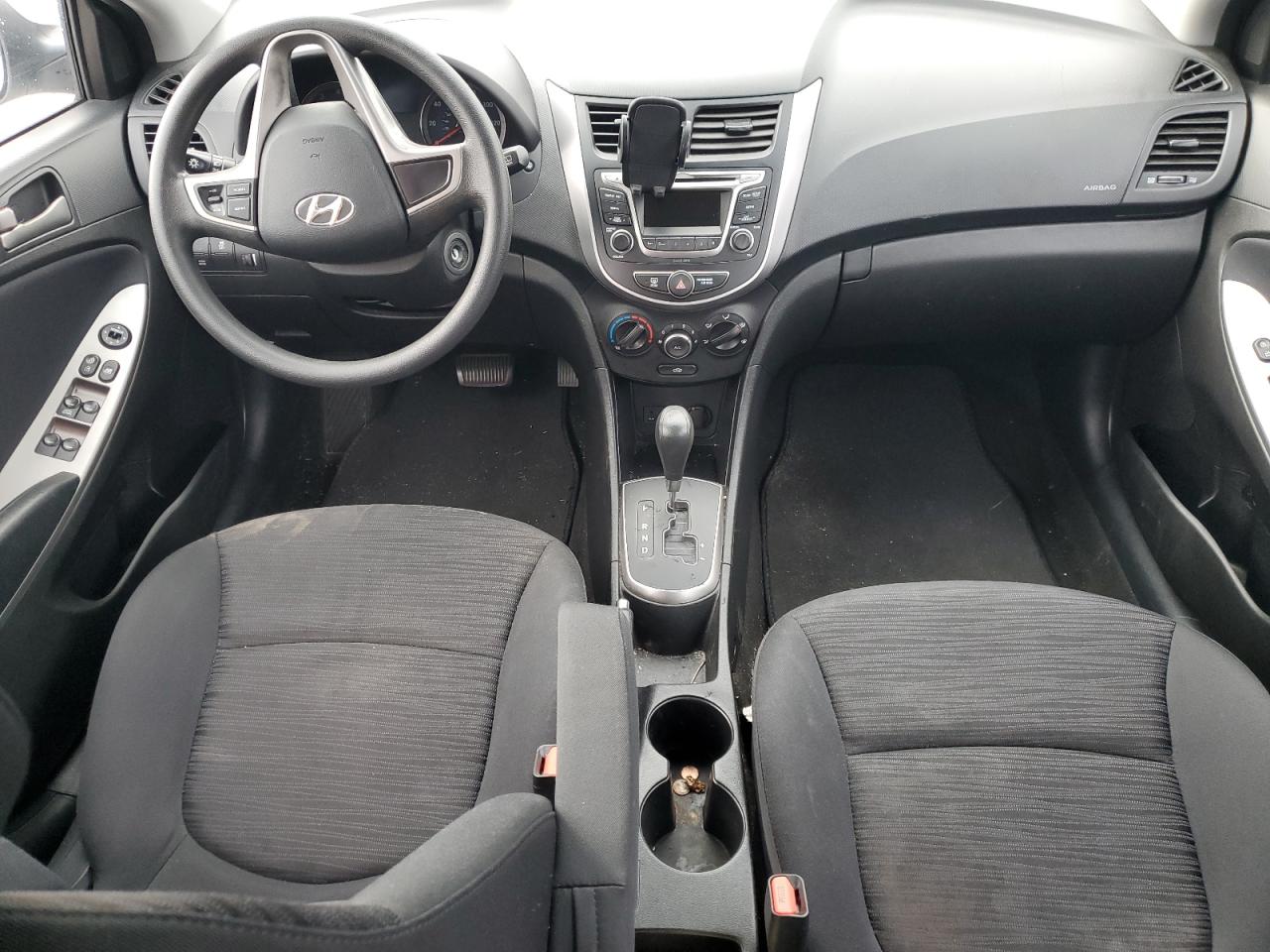 2017 Hyundai Accent VIN KMHCT5AE9HU310966 Copart auction photo, front end / side damage thumbnail 8