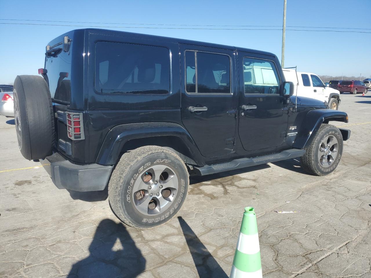 2017 Jeep Wrangler VIN 1C4BJWEG7HL602693 Copart auction photo, front end damage thumbnail 3