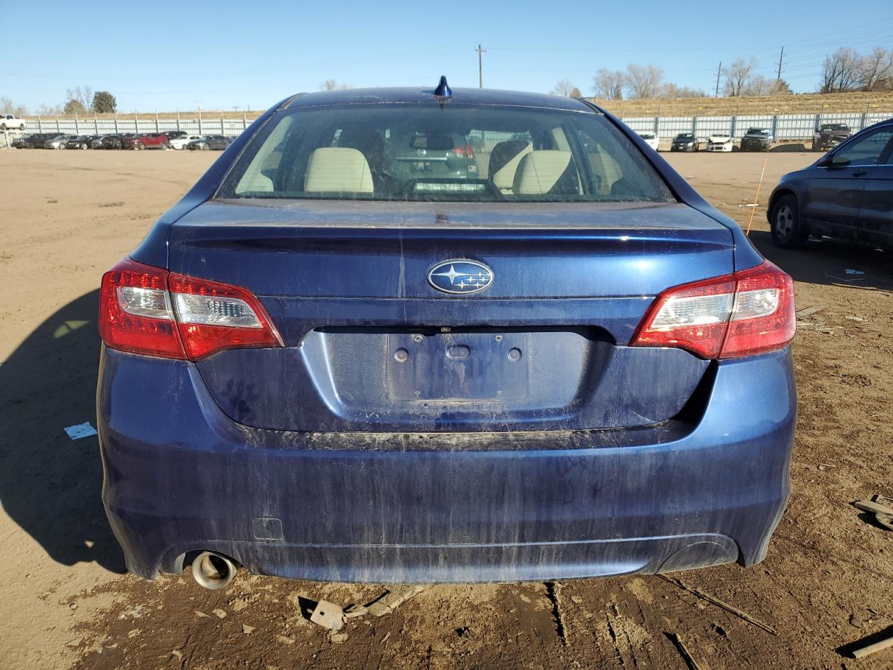 2016 Subaru Legacy VIN 4S3BNAH69G3061073 Copart auction photo, front end / side damage thumbnail 6