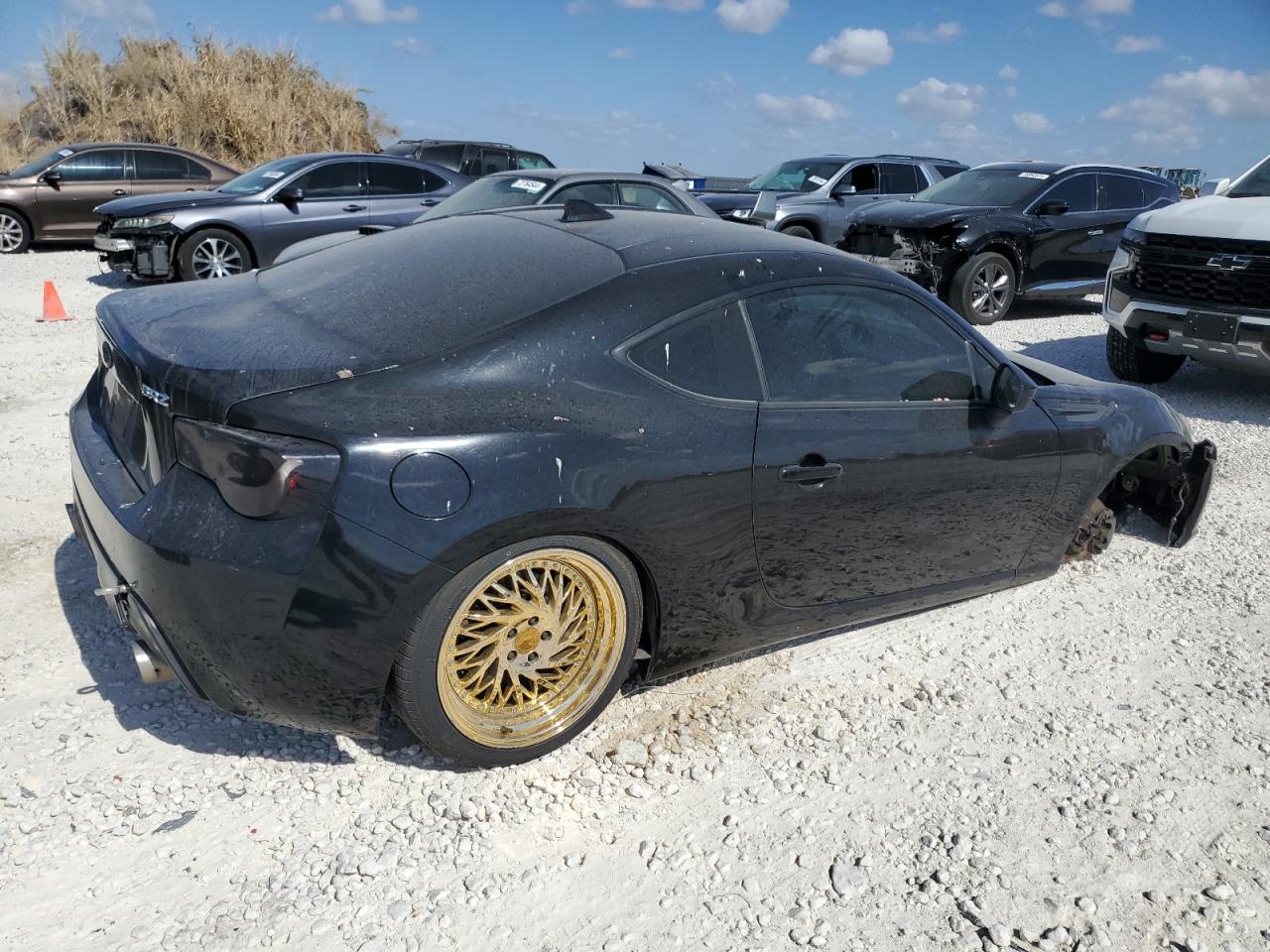 2016 Subaru BRZ VIN JF1ZCAB16G9602908 Copart auction photo, undercarriage / front end damage thumbnail 3