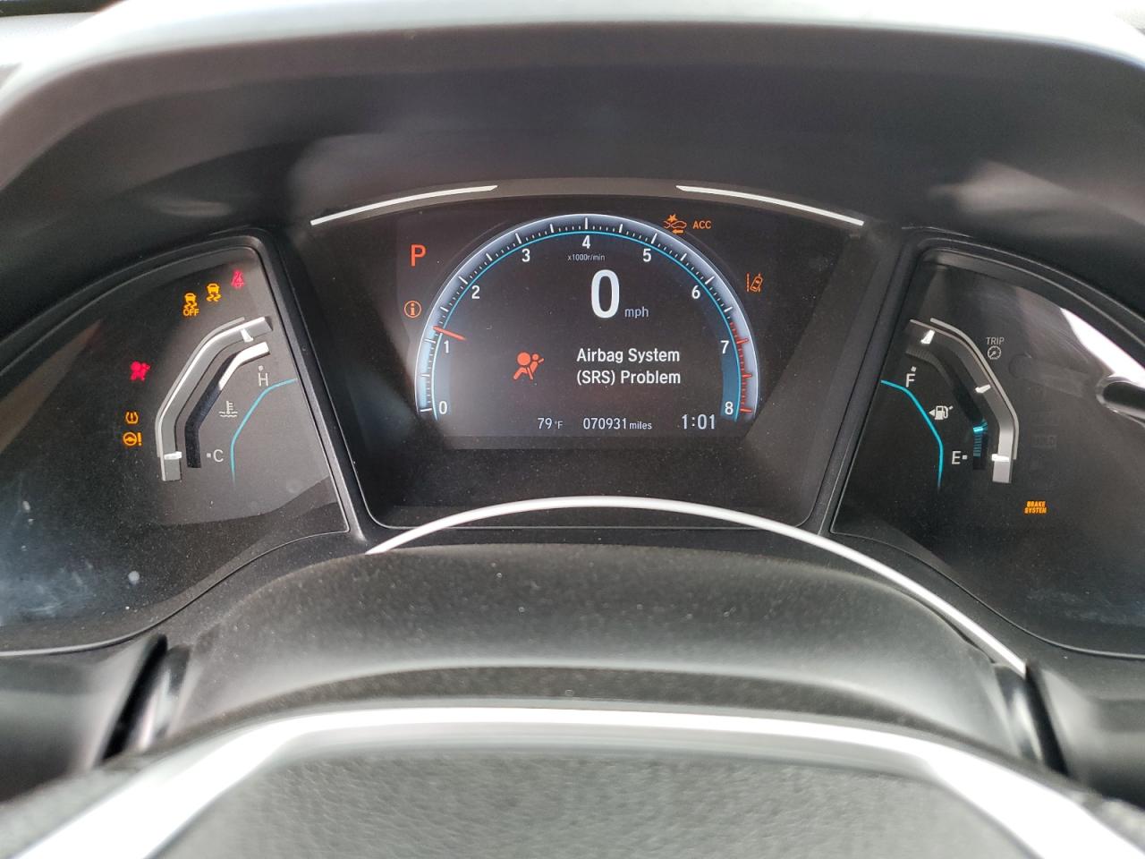 2019 Honda Civic VIN 19XFC2F67KE015467 Copart auction photo, rear end / undercarriage damage thumbnail 9