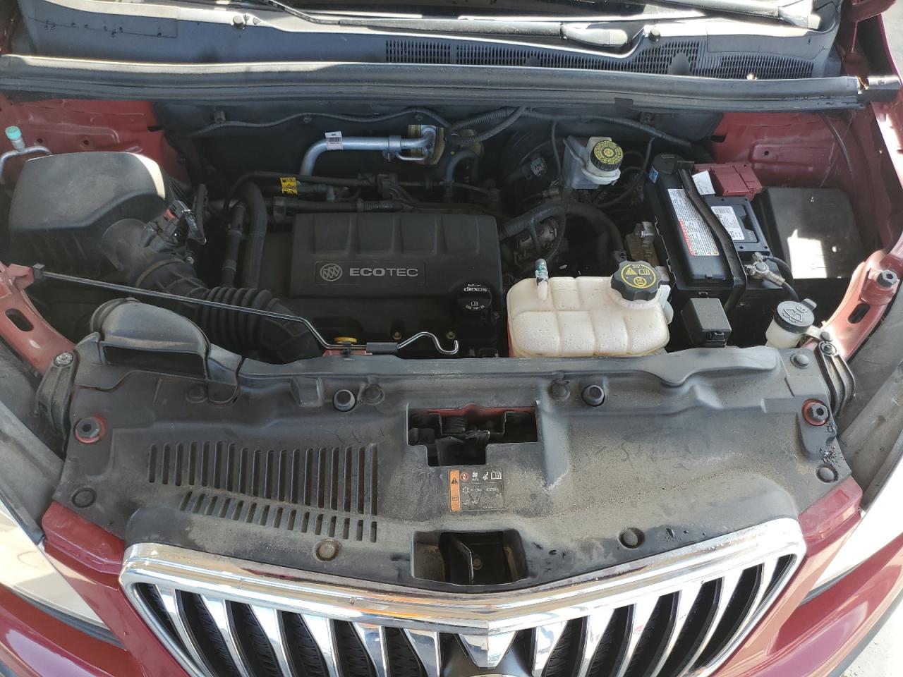 2015 Buick Encore VIN KL4CJGSB9FB267016 Copart auction photo, rear end / minor dent/scratches damage thumbnail 11