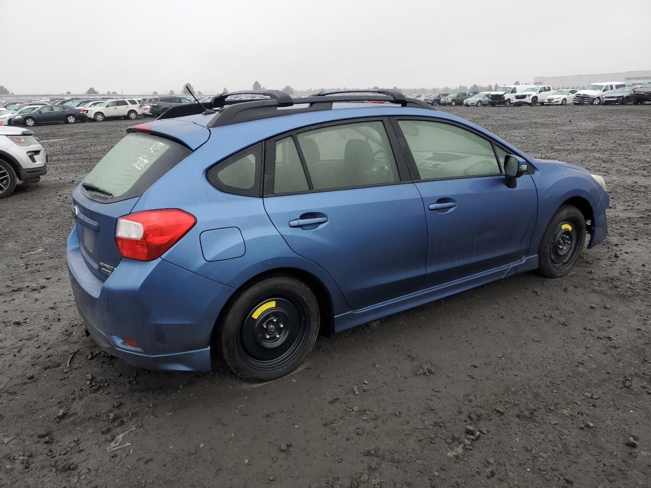 2016 Subaru Impreza VIN JF1GPAP68G8281623 Copart auction photo, side / front end damage thumbnail 3