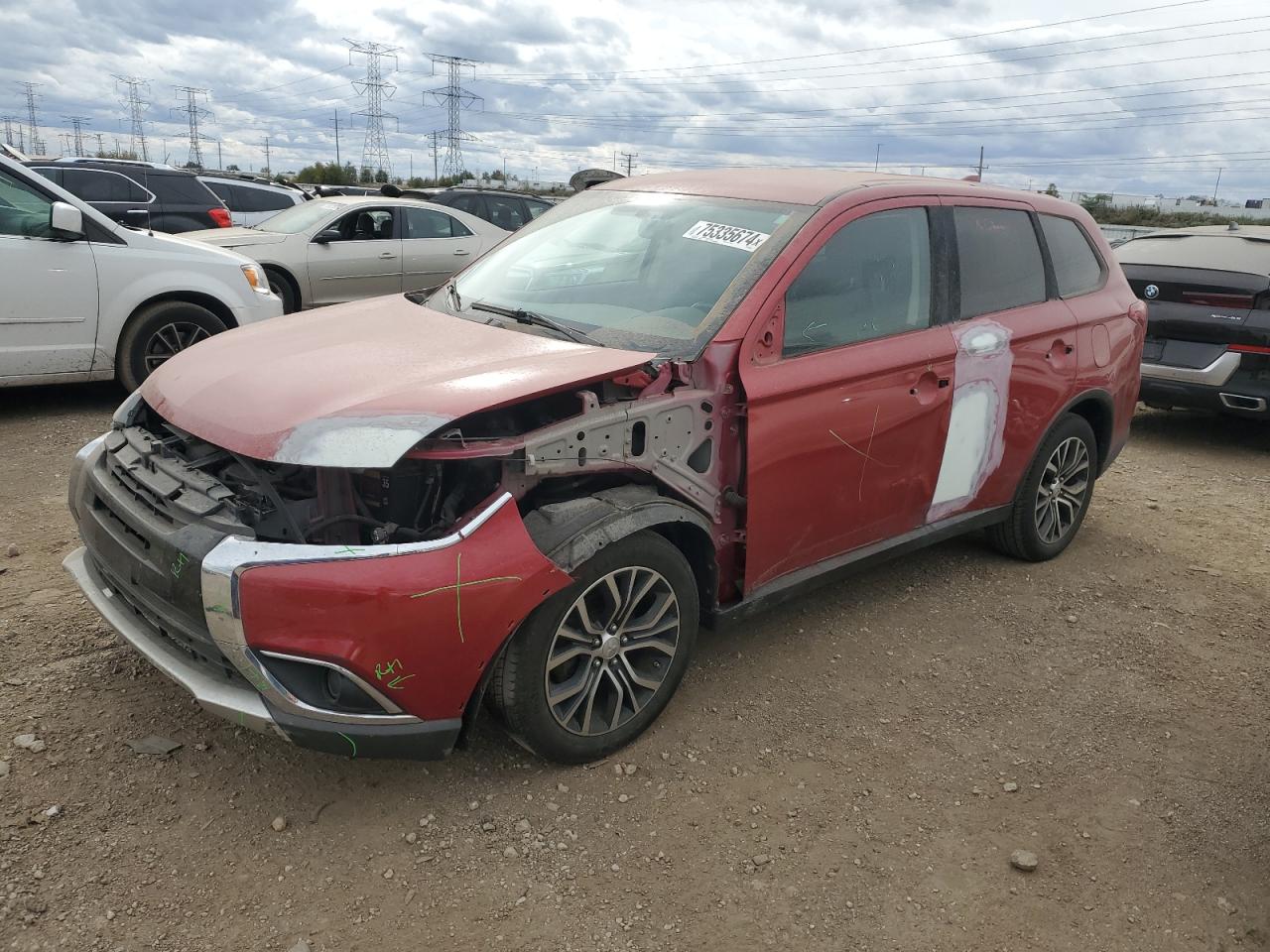 2017 Mitsubishi Outlander VIN JA4AZ2A36HZ045010