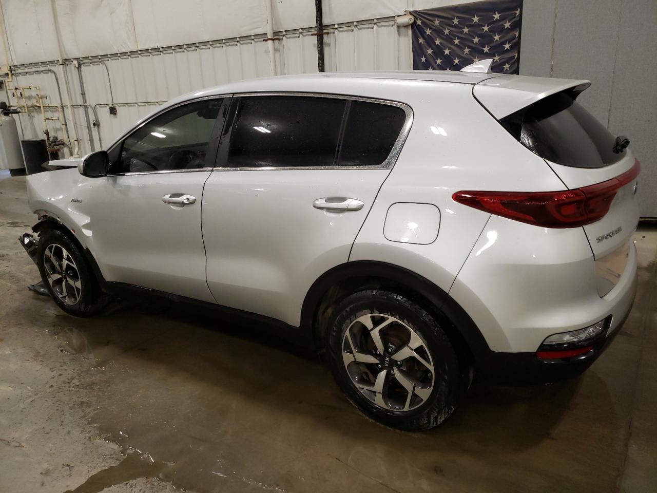 2020 KIA Sportage VIN KNDPMCAC8L7677189 Copart auction photo, front end / rear end damage thumbnail 2