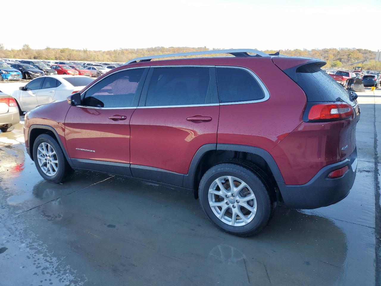 2015 Jeep Grand Cherokee VIN 1C4PJMCBXFW651853 Copart auction photo, front end damage thumbnail 2