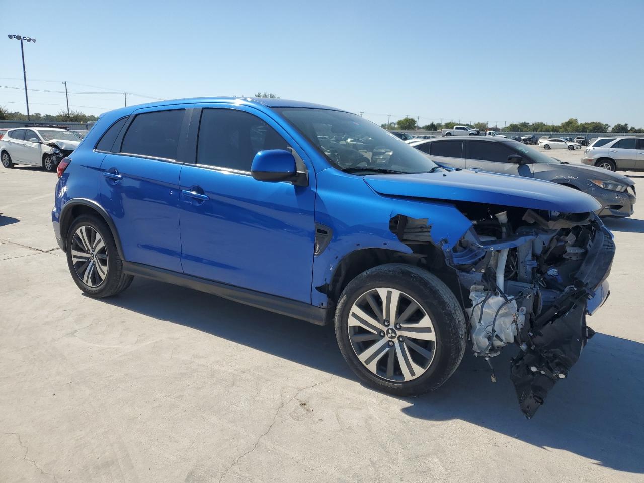 2020 Mitsubishi Outlander VIN JA4AP3AU9LU001061 Copart auction photo, front end damage thumbnail 4