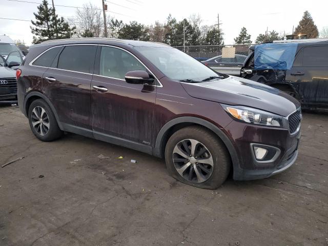 2016 KIA Sorento VIN 5XYPHDA19GG002727 Copart auction photo, front end / side damage thumbnail 4