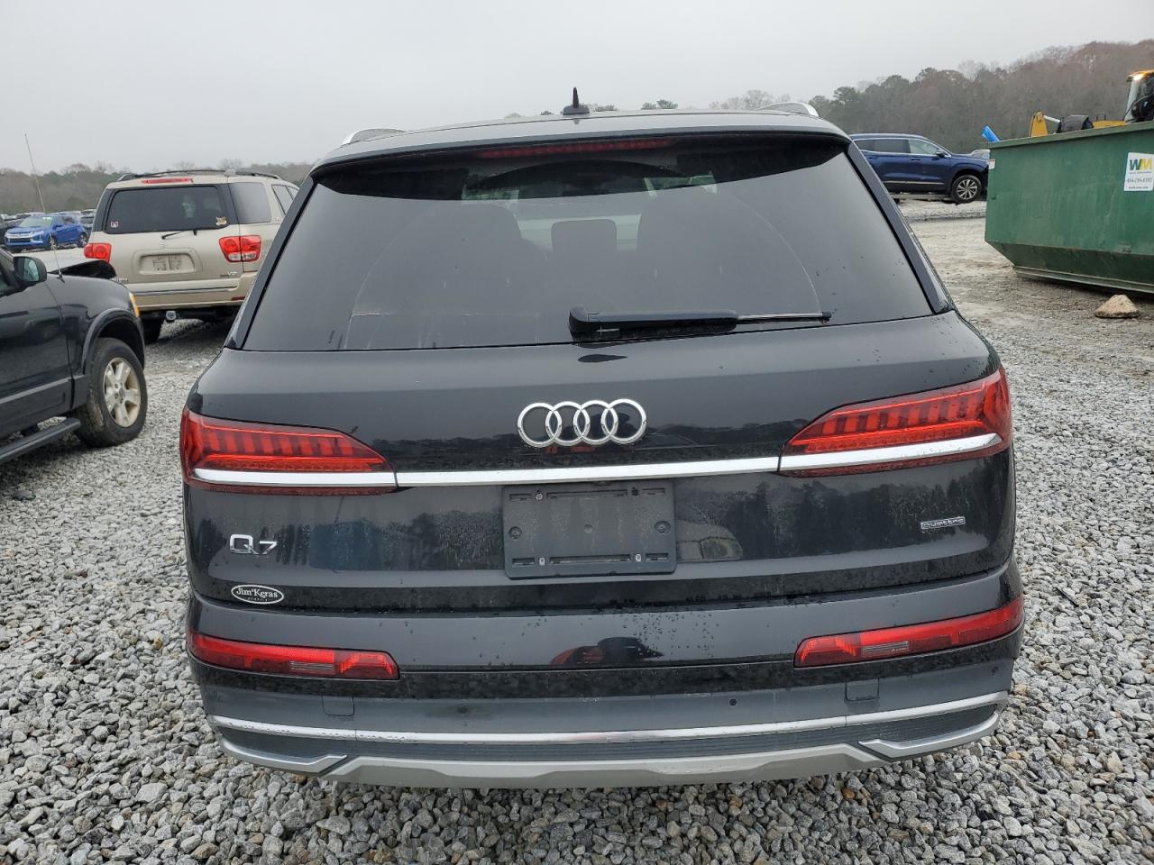2021 Audi Q7 VIN WA1LXAF71MD018518 Copart auction photo, front end / side damage thumbnail 6