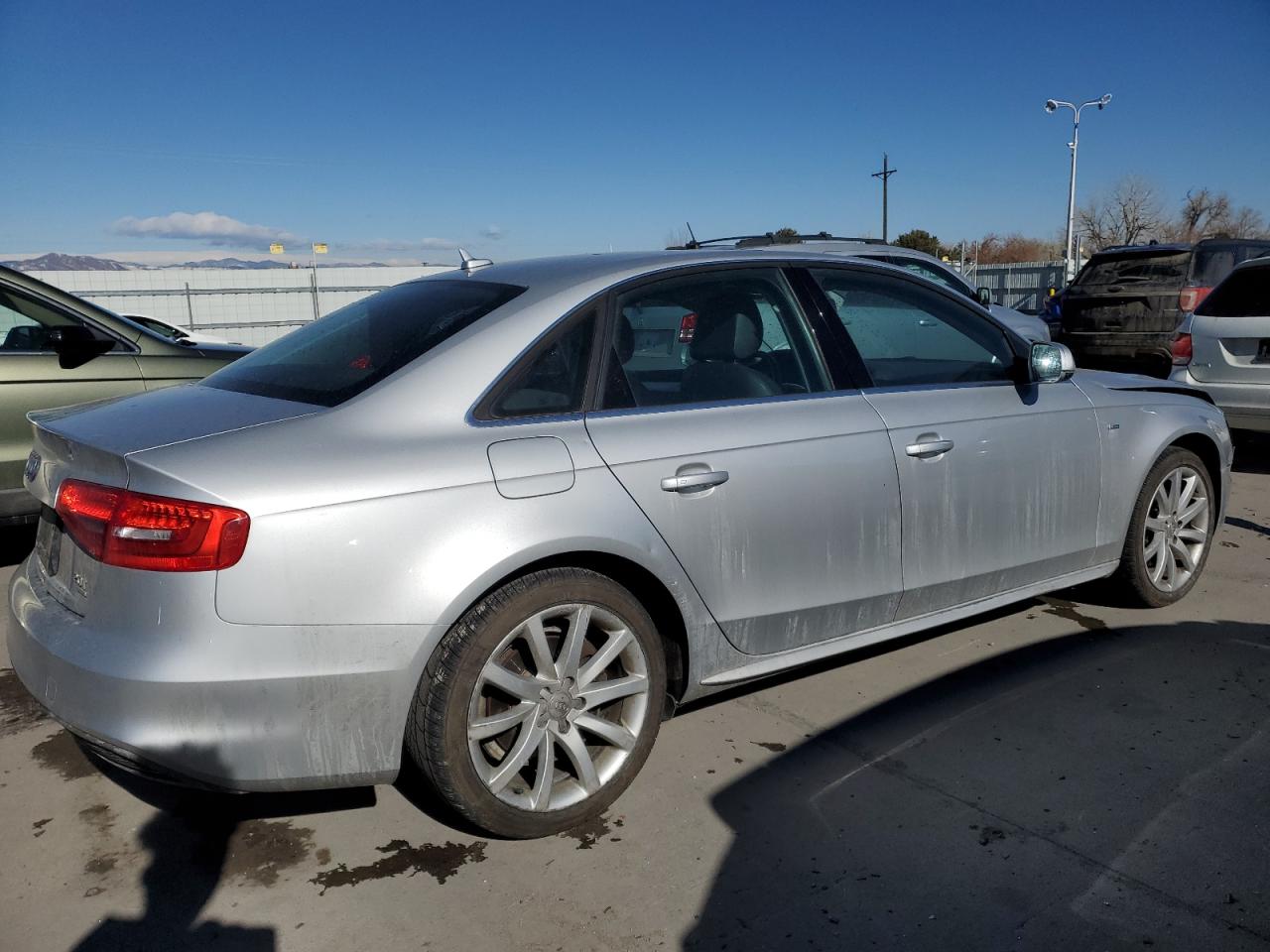 2014 Audi A4 VIN WAUBFAFL7EA080250 Copart auction photo, front end damage thumbnail 3