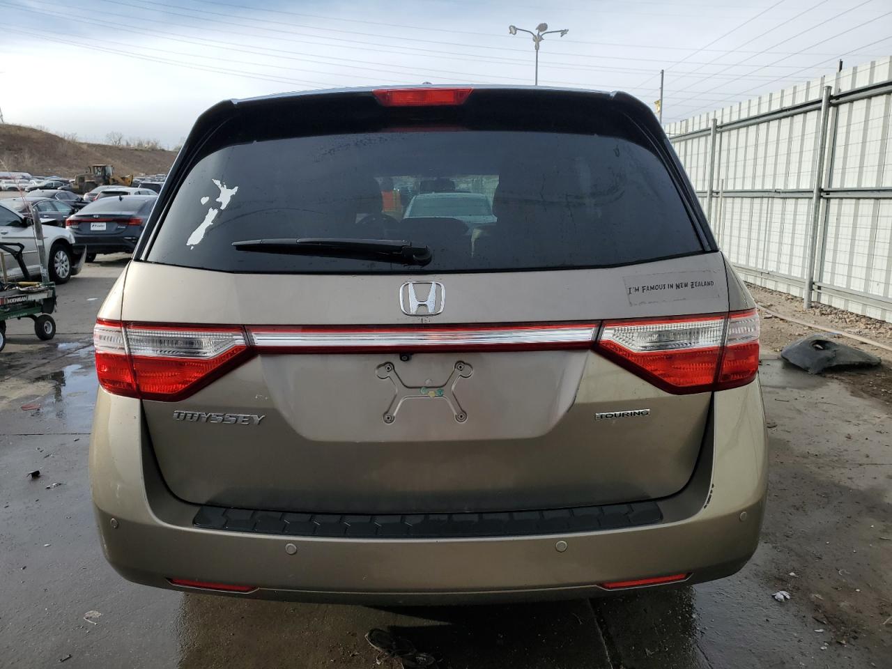 2013 Honda Odyssey VIN 5FNRL5H90DB069700 Copart auction photo, front end damage thumbnail 6
