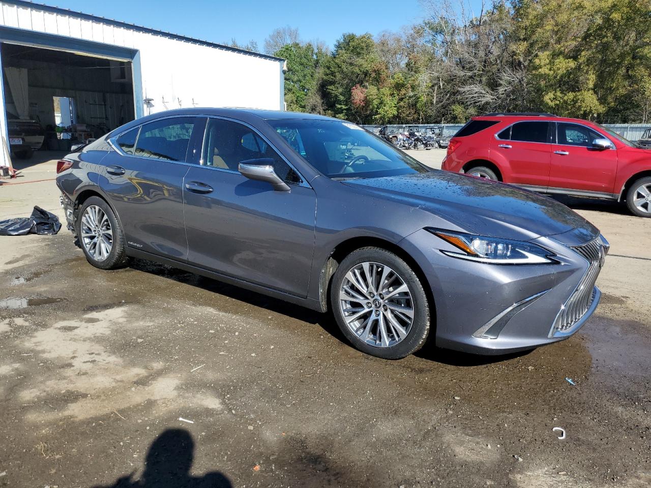 2020 Lexus ES VIN 58AD21B15LU006501 Copart auction photo, rear end damage thumbnail 4