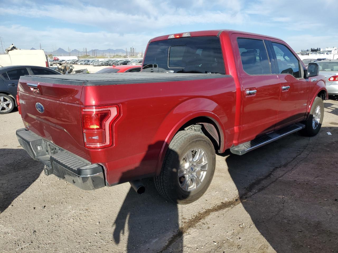 2015 Ford F-150 VIN 1FTEW1EP9FKF06410 Copart auction photo, front end / frame damage damage thumbnail 3