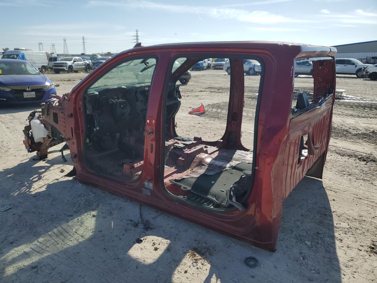 2021 GMC Sierra VIN 1GT19PEYXMF300794 Copart auction photo, stripped damage thumbnail 2