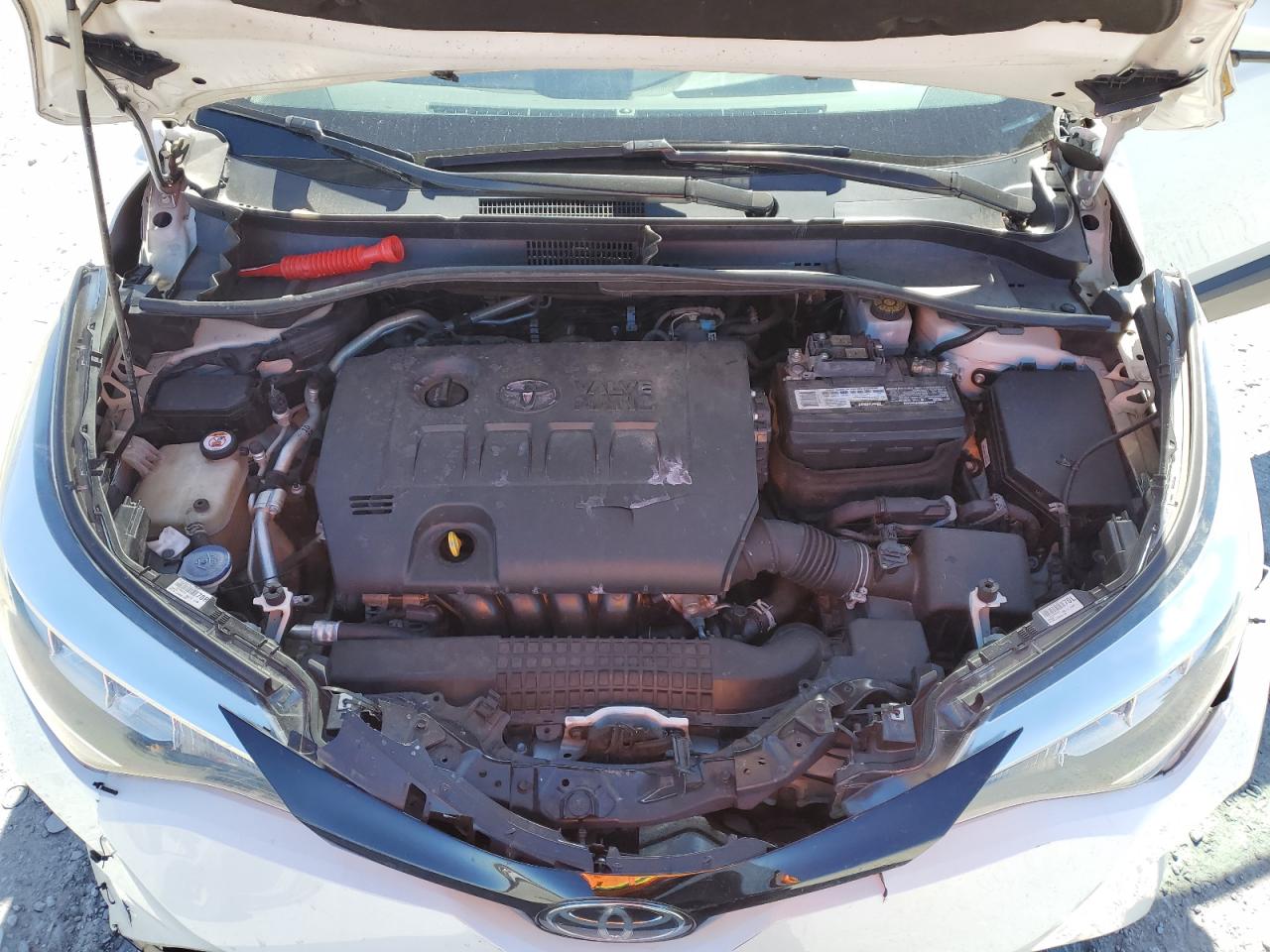 2021 Toyota C-HR VIN NMTKHMBX0MR124676 Copart auction photo, front end / side damage thumbnail 11