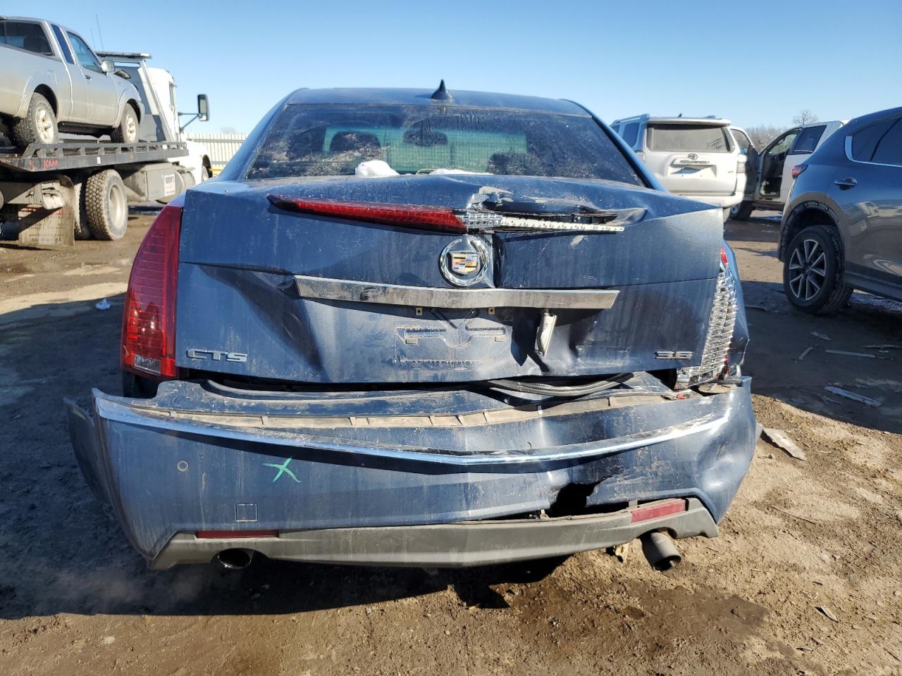 2010 Cadillac CTS VIN 1G6DP5EV4A0116661 Copart auction photo, rear end damage thumbnail 6