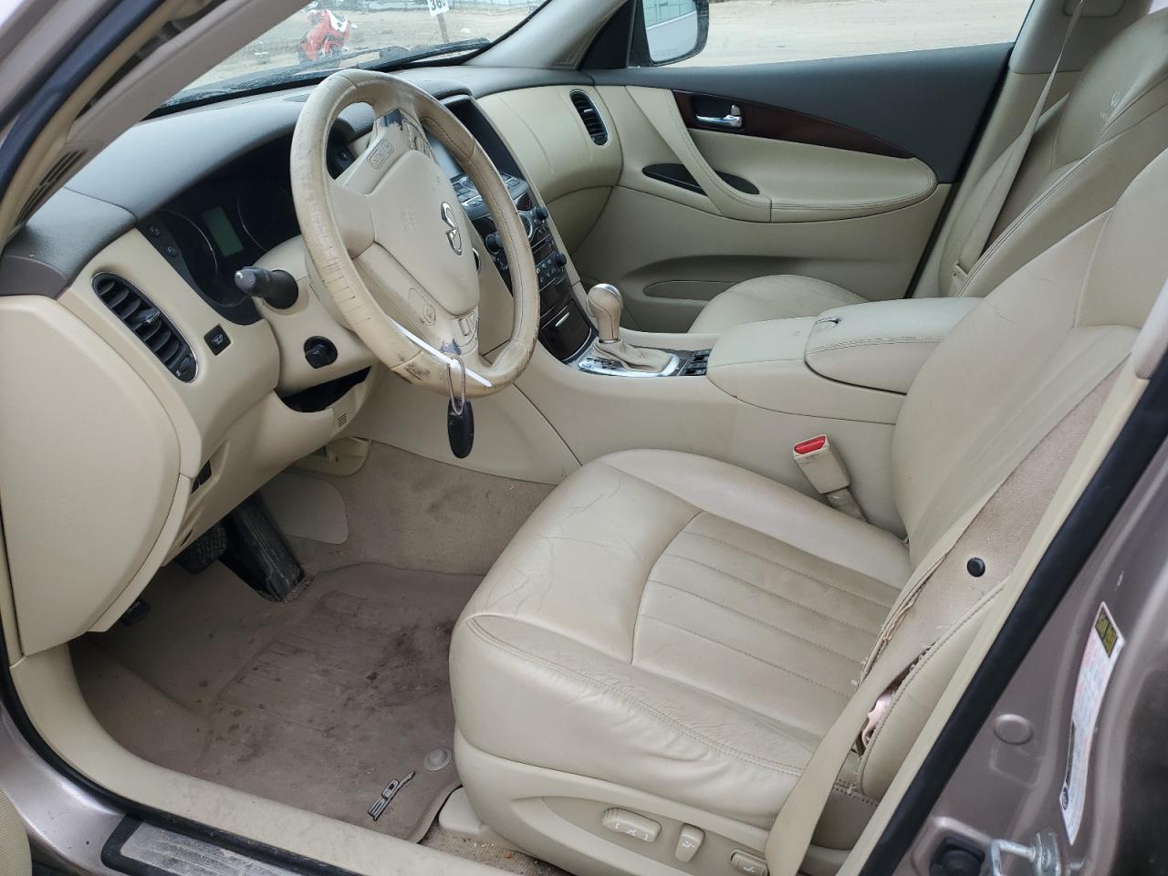 2008 Infiniti EX VIN JNKAJ09F58M355998 Copart auction photo, side / rear end damage thumbnail 7