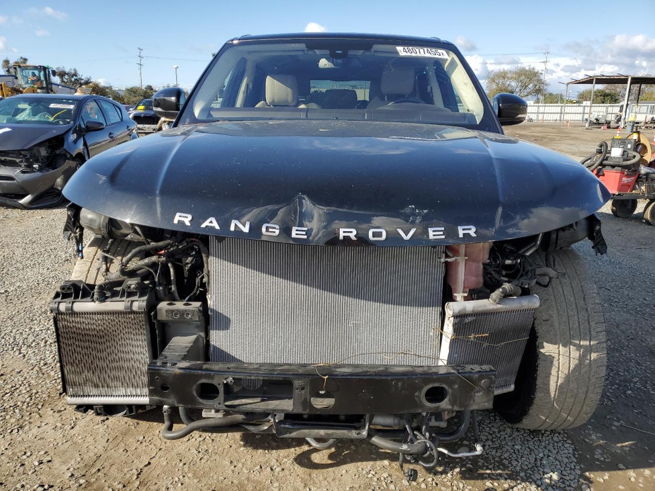 2016 Land Rover Range Rover VIN SALWR2VF8GA639619 Copart auction photo, front end damage thumbnail 5