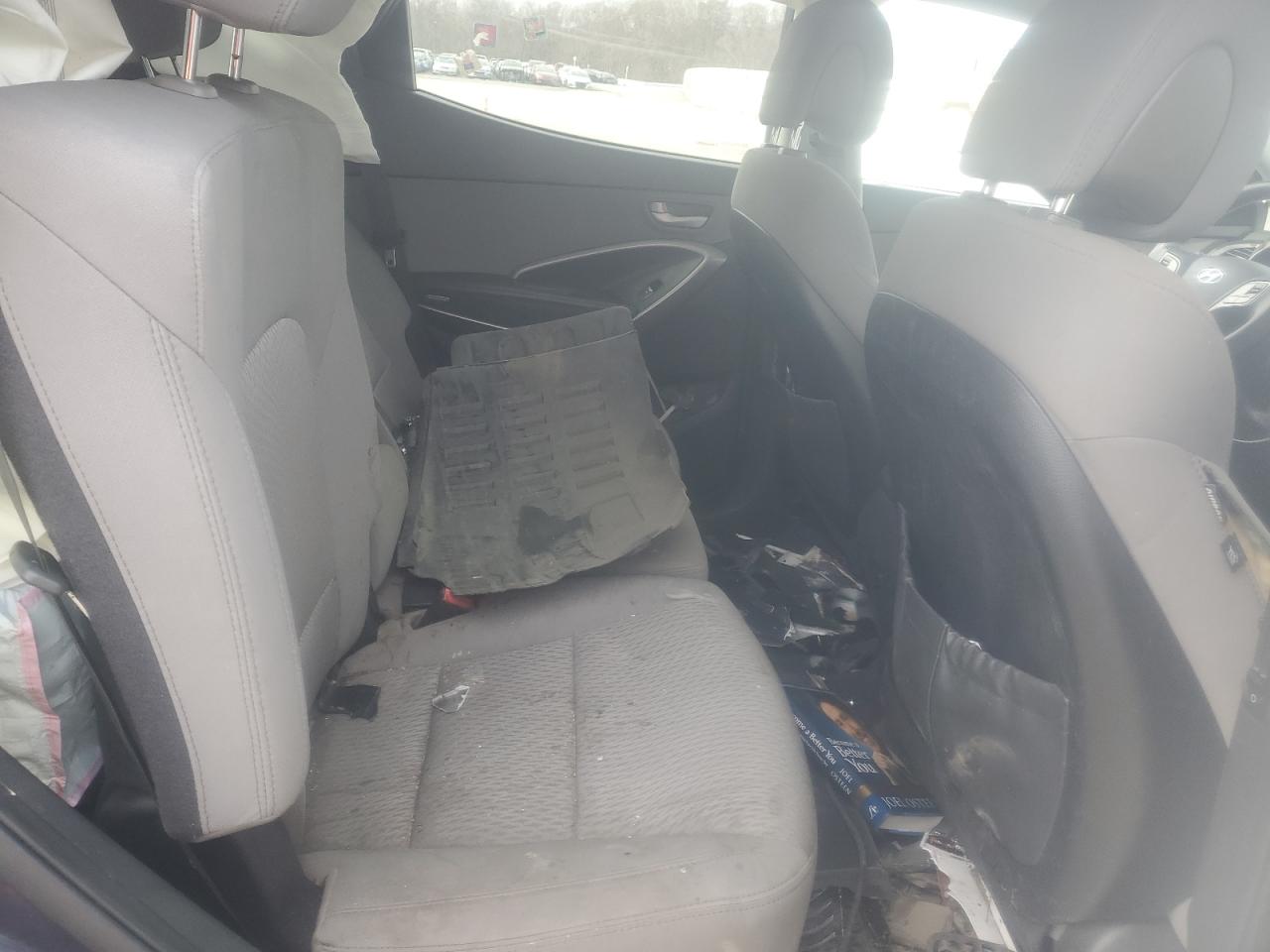 2016 Hyundai Santa Fe VIN 5XYZT3LB2GG348318 Copart auction photo, front end / side damage thumbnail 11