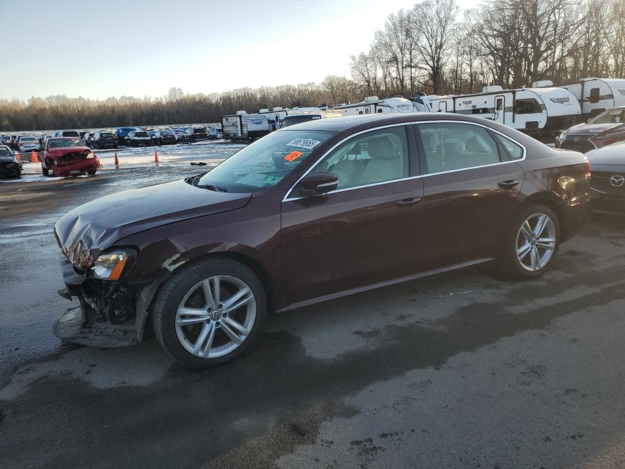 2014 Volkswagen Passat VIN 1VWBT7A35EC089777
