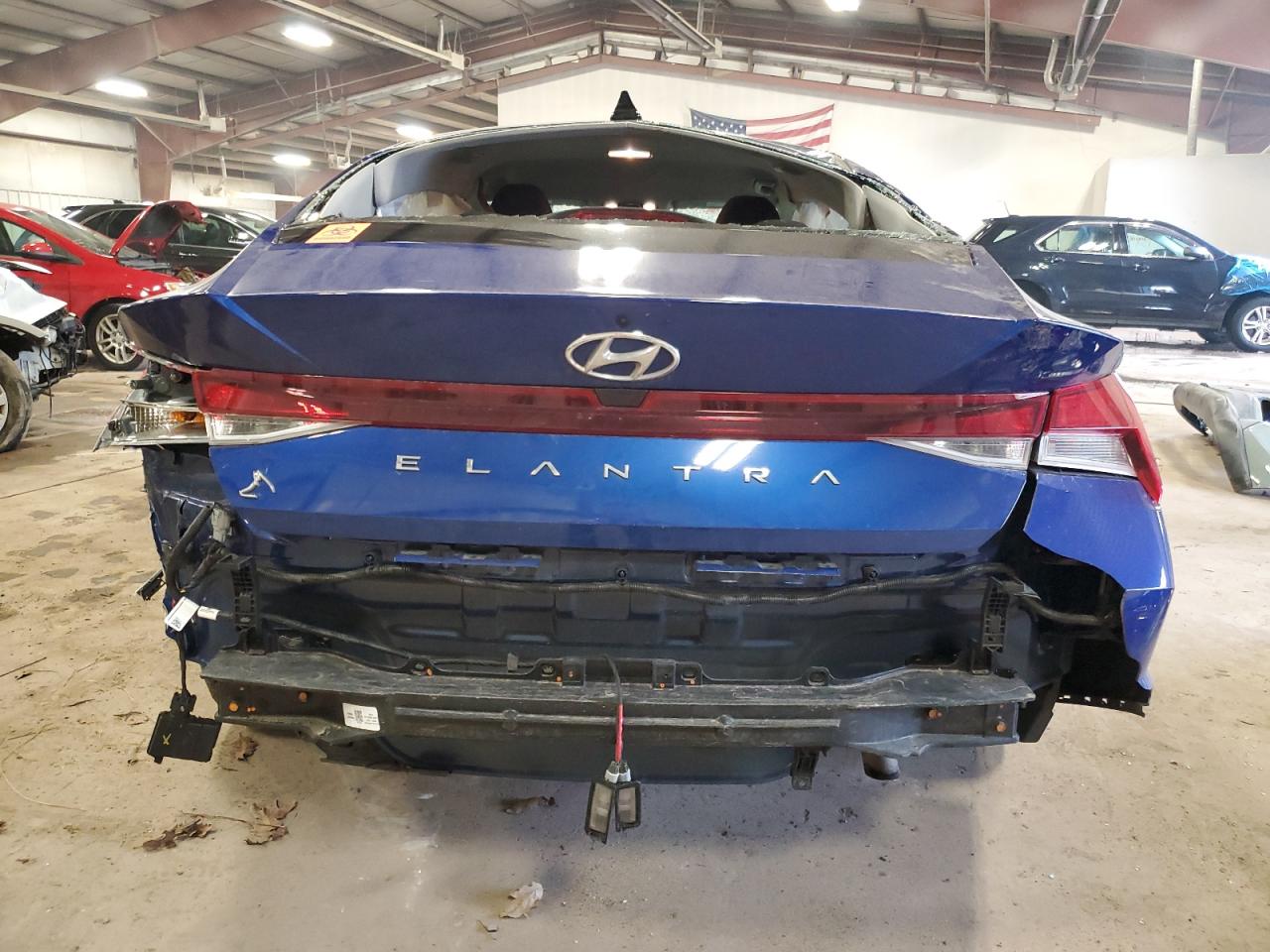 2023 Hyundai Elantra VIN 5NPLL4AG3PH116944 Copart auction photo, rollover / all over damage thumbnail 6