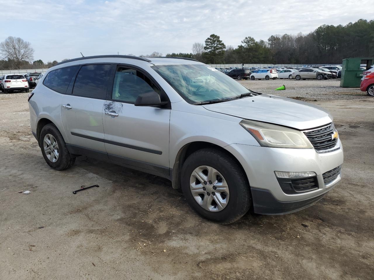 2014 Chevrolet Traverse VIN 1GNKRFKD1EJ249806 Copart auction photo, undercarriage / minor dent/scratches damage thumbnail 4