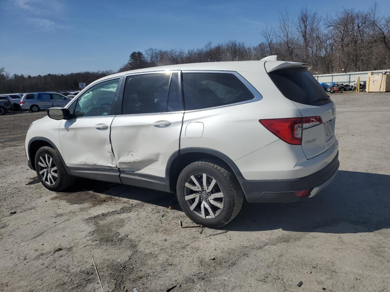 2020 Honda Pilot VIN 5FNYF6H54LB057067 Copart auction photo, side damage thumbnail 2