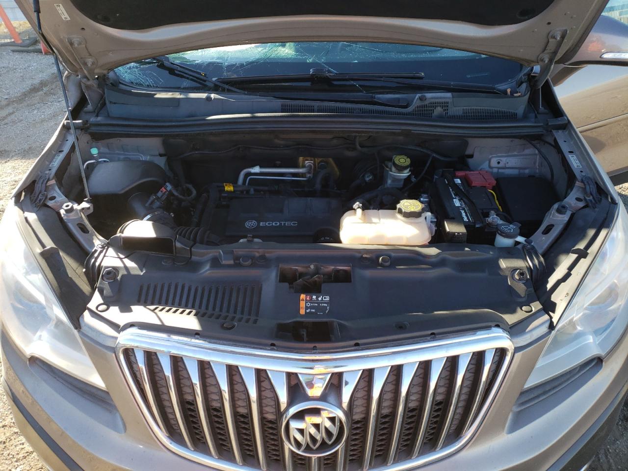 2014 Buick Encore VIN KL4CJBSB1EB696507 Copart auction photo, all over damage thumbnail 12