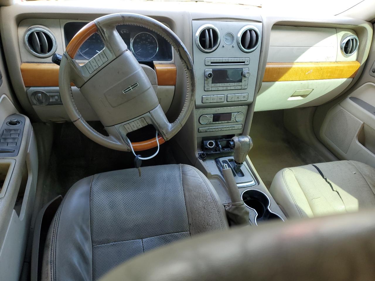 2007 Lincoln MKZ VIN 3LNHM26TX7R615259 Copart auction photo, frame damage damage thumbnail 8