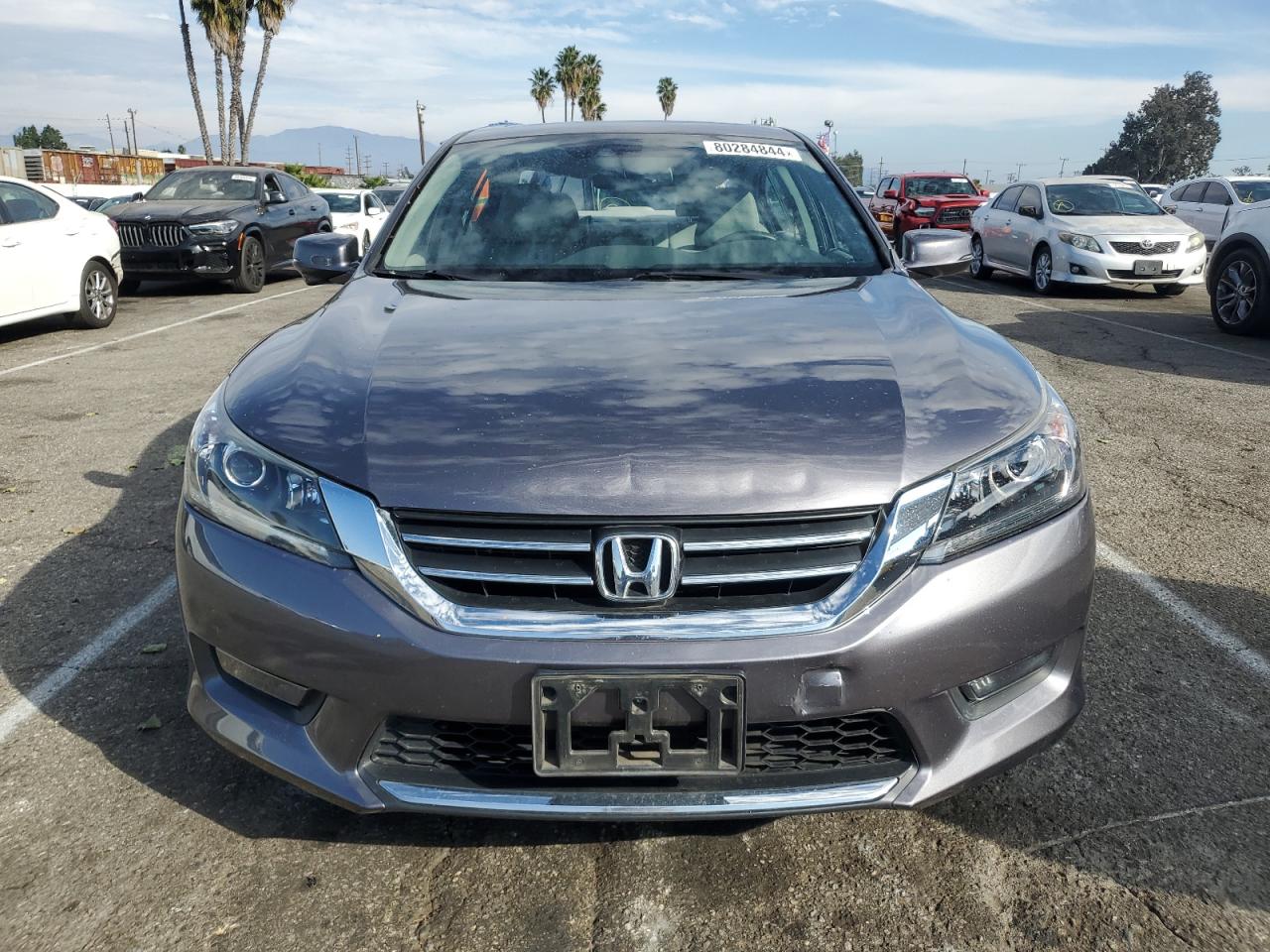 2015 Honda Accord VIN 1HGCR2F8XFA107430 Copart auction photo, top/roof damage thumbnail 5