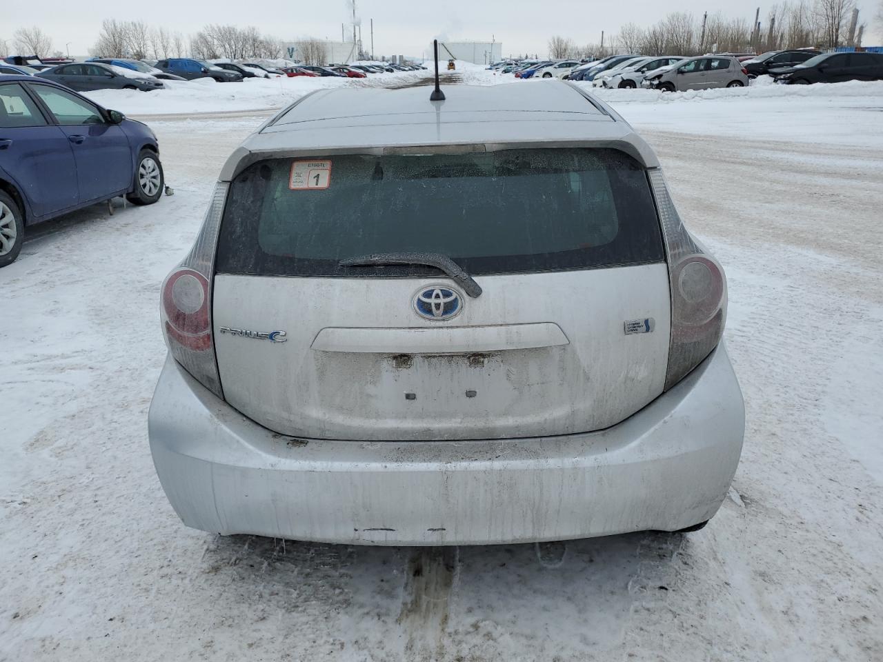 2014 Toyota Prius VIN JTDKDTB35E1563648 Copart auction photo, front end / side damage thumbnail 6