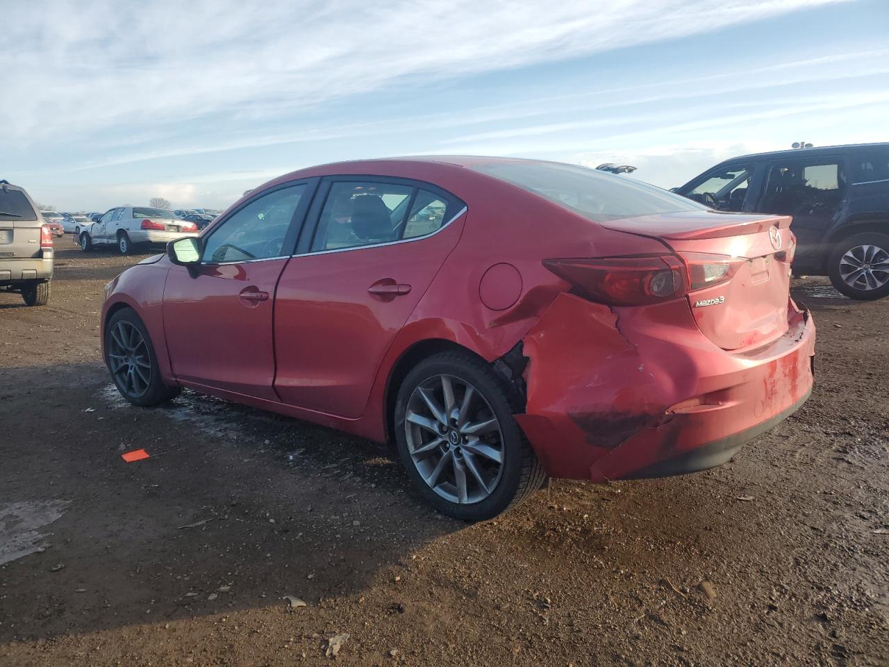 2018 Mazda 3 VIN 3MZBN1V30JM167411 Copart auction photo, side / minor dent/scratches damage thumbnail 2