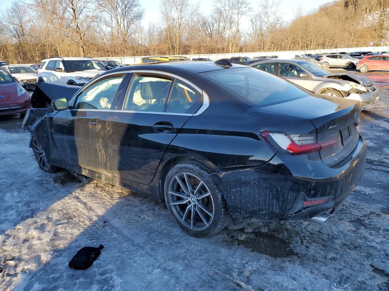 2019 BMW 3er VIN 3MW5R7J53K8A05133 Copart auction photo, all over damage thumbnail 2