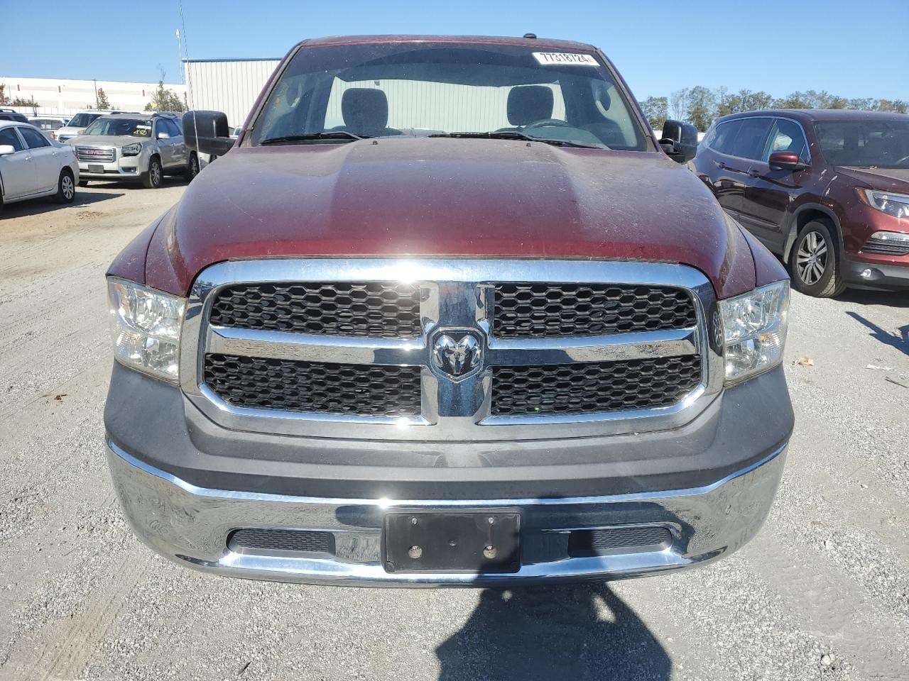 2016 RAM 1500 VIN 3C6JR6AT5GG343423 Copart auction photo, top/roof damage thumbnail 5
