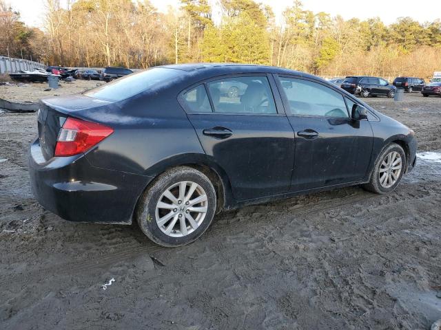2012 Honda Civic VIN 2HGFB2F8XCH590612 Copart auction photo, front end damage thumbnail 3