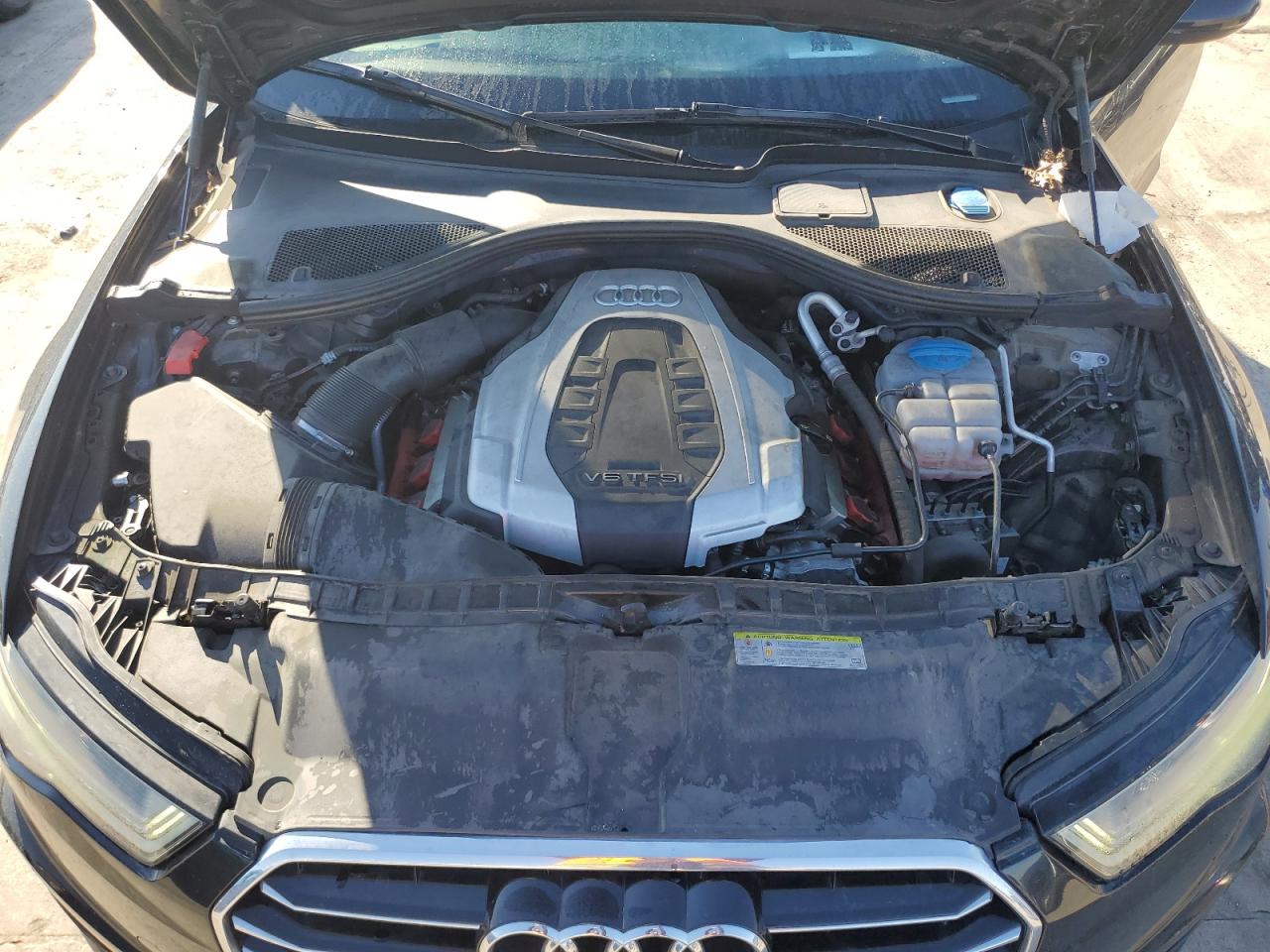 2018 Audi A6 VIN WAUH3AFCXJN091071 Copart auction photo, rear end / hail damage thumbnail 11