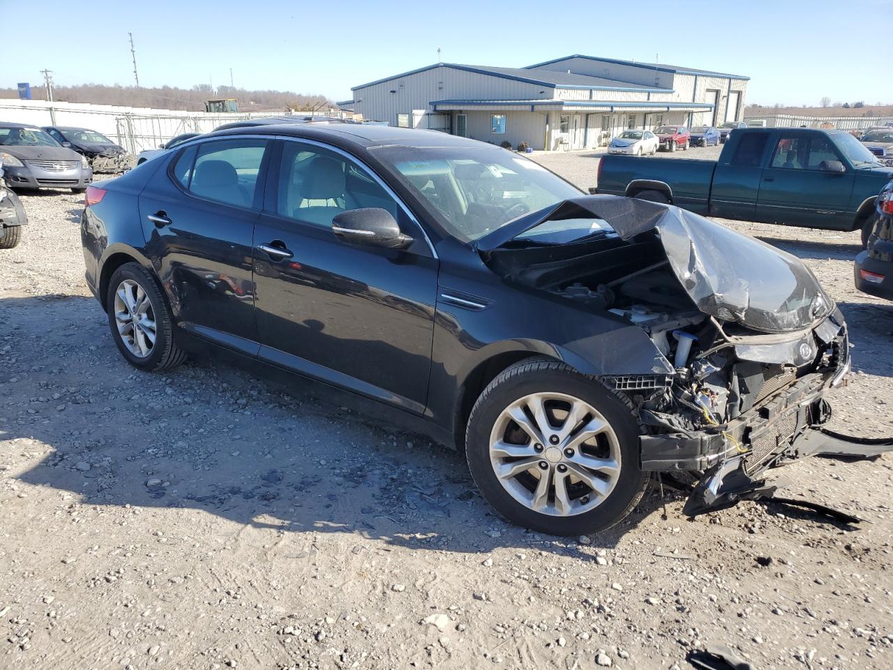 2012 KIA Optima VIN 5XXGN4A77CG082086 Copart auction photo, front end / minor dent/scratches damage thumbnail 4