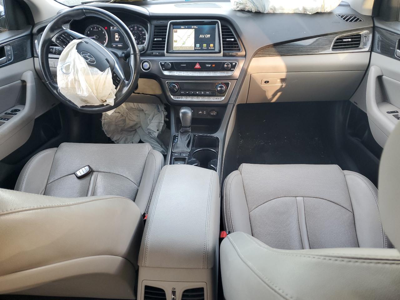 2018 Hyundai Sonata VIN 5NPE34AFXJH681957 Copart auction photo, front end damage thumbnail 8