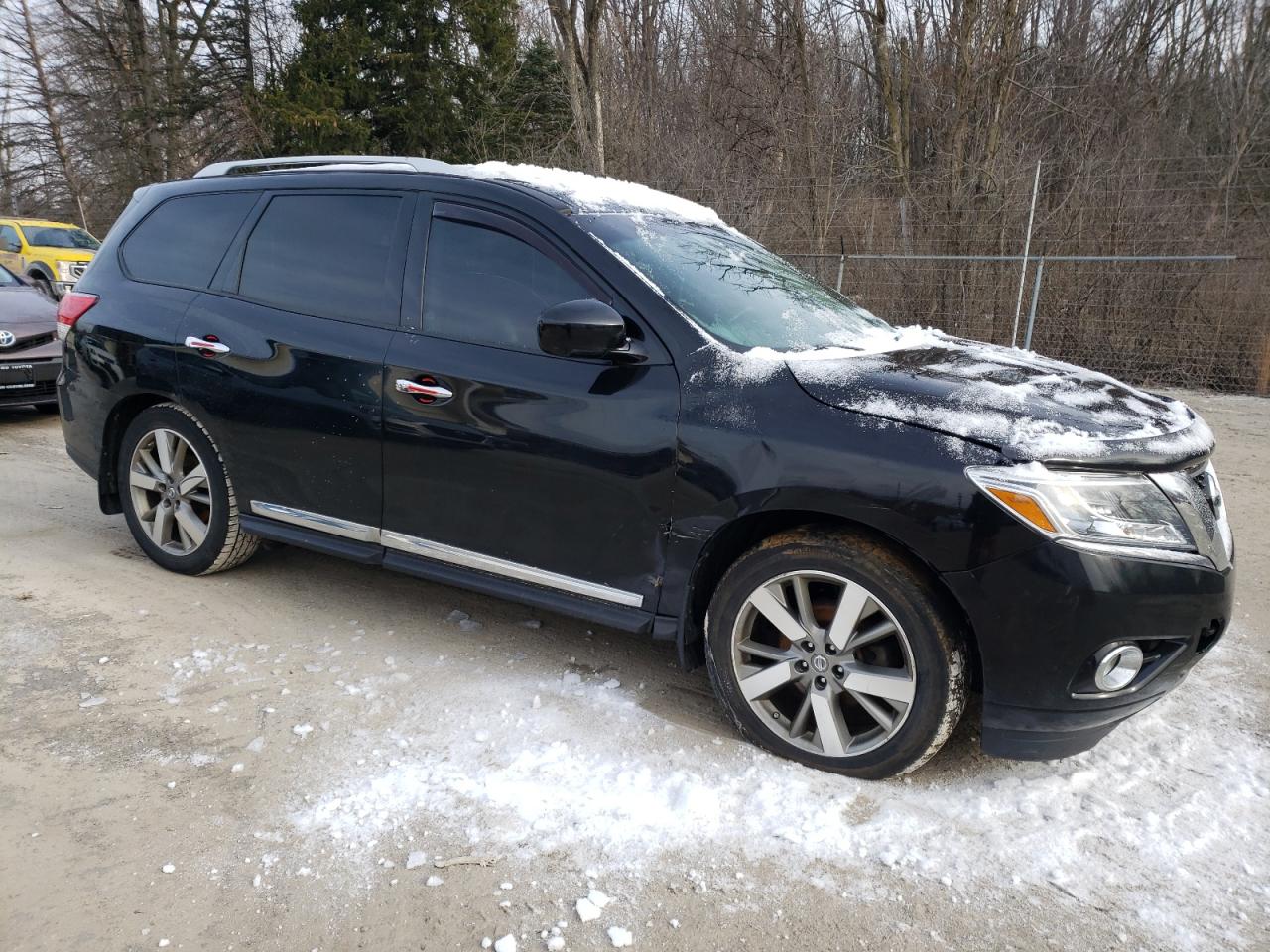 2014 Nissan Pathfinder VIN 5N1AR2MM4EC654679 Copart auction photo, mechanical / front end damage thumbnail 4