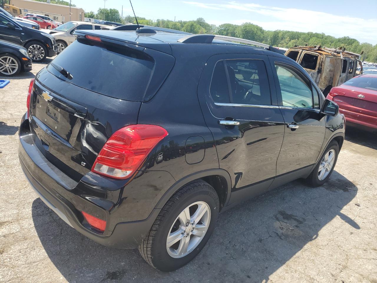 2020 Chevrolet Trax VIN KL7CJLSB4LB017271 Copart auction photo, hail damage thumbnail 3