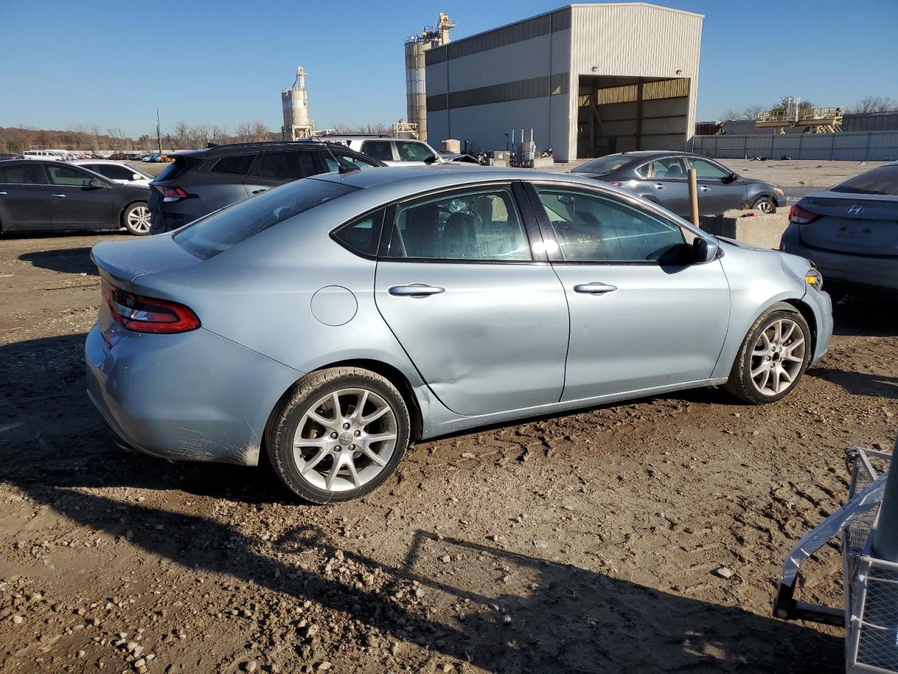 2013 Dodge Dart VIN 1C3CDFBA6DD324471 Copart auction photo, front end / hail damage thumbnail 3