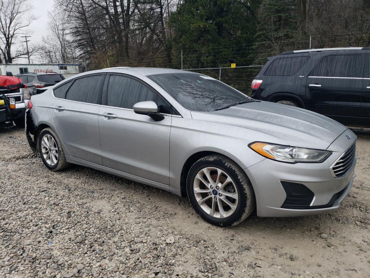 2020 Ford Fusion VIN 3FA6P0HD6LR145860 Copart auction photo, rear end damage thumbnail 4