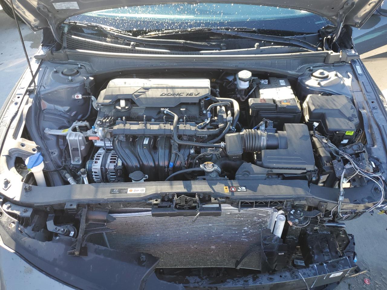 2024 Hyundai Elantra VIN KMHLM4DG5RU755176 Copart auction photo, front end damage thumbnail 12