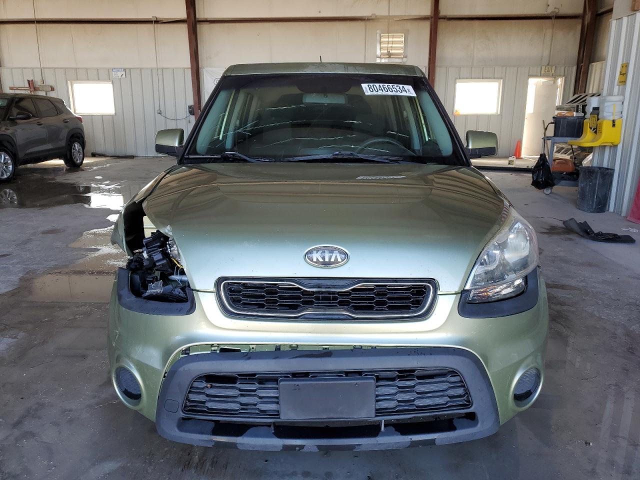 2013 KIA Soul VIN KNDJT2A56D7601766 Copart auction photo, front end / side damage thumbnail 5
