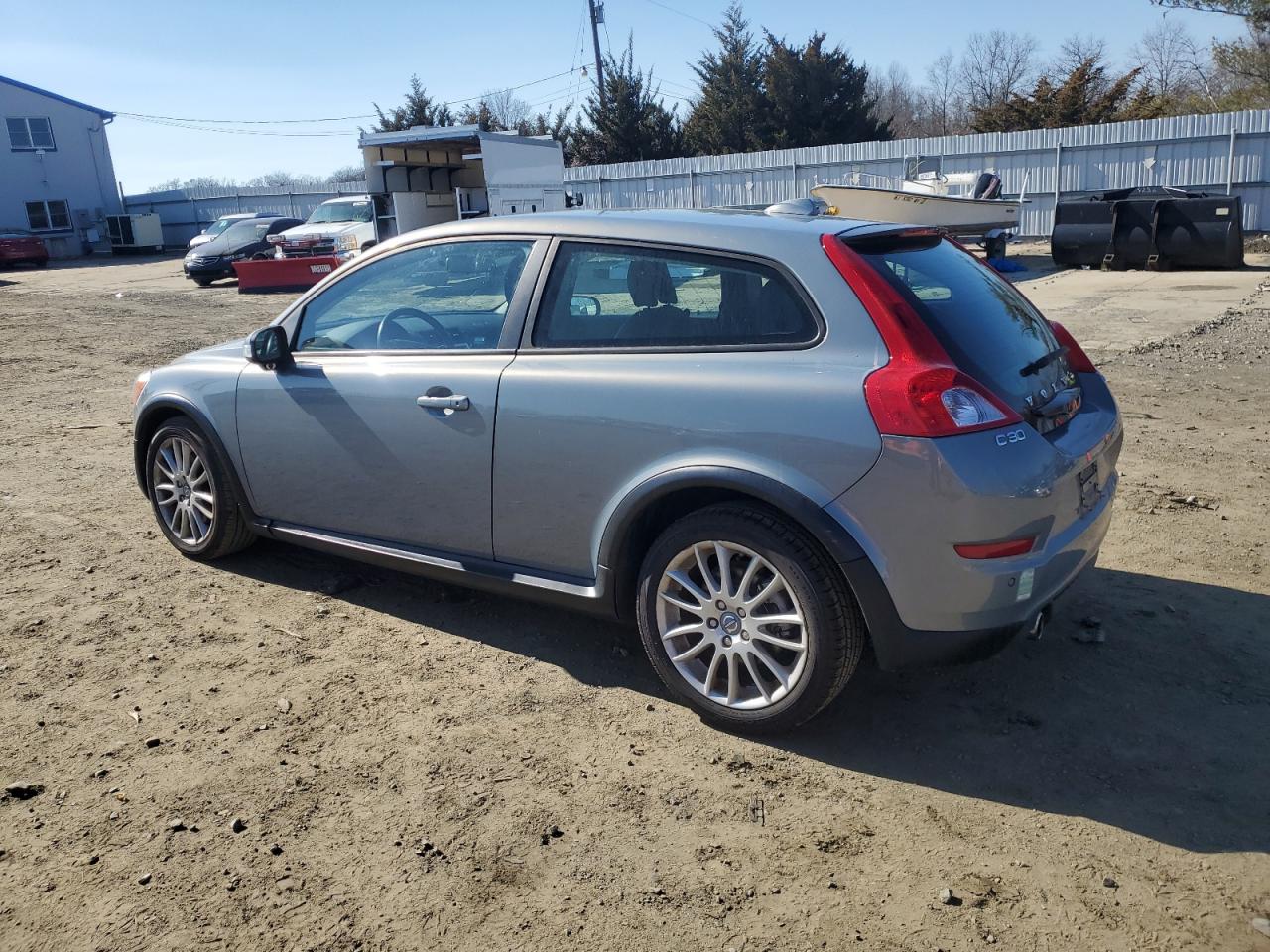 2011 Volvo C30 VIN YV1672MK9B2243742 Copart auction photo, top/roof / side damage thumbnail 2