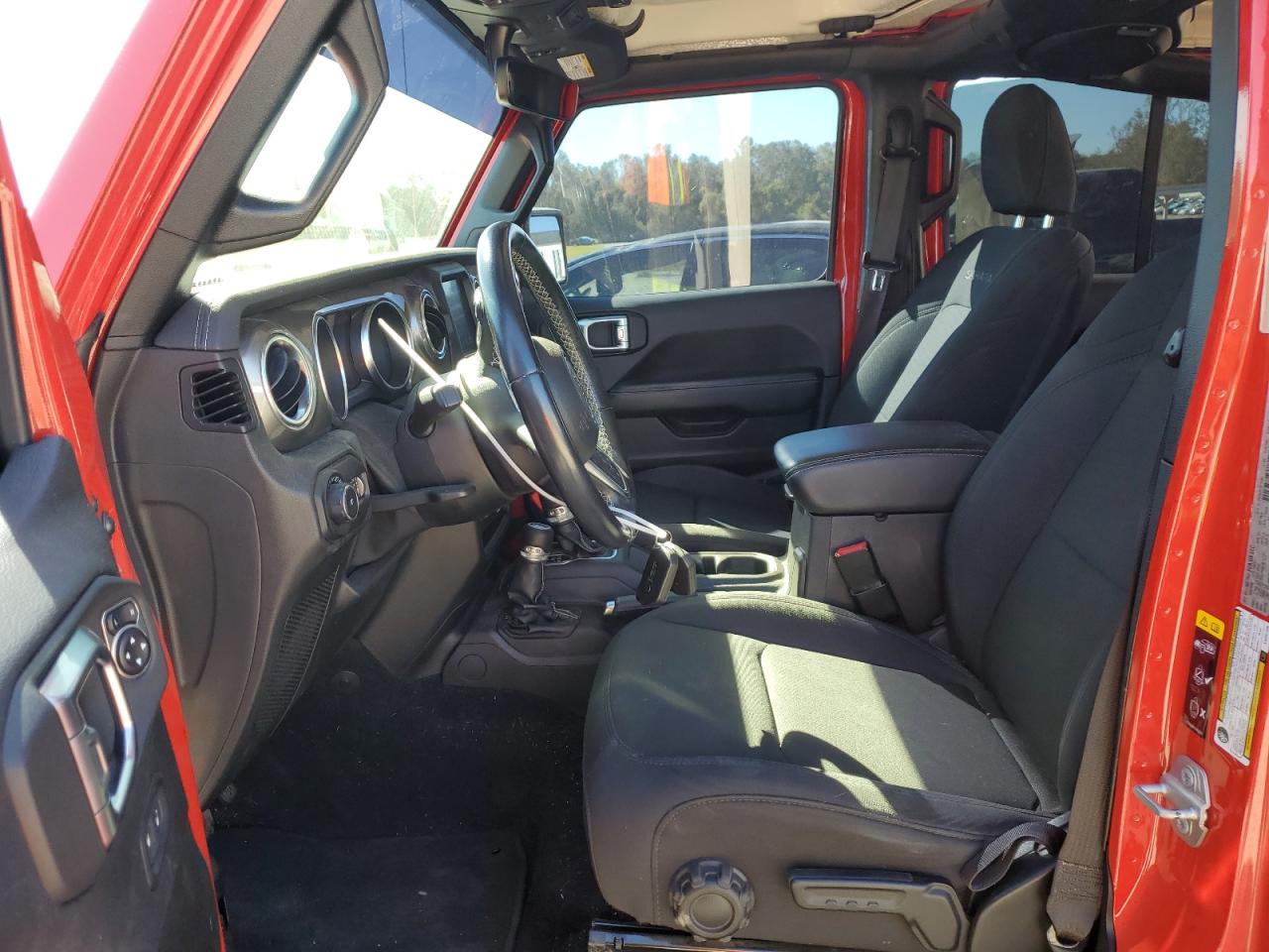 2020 Jeep Wrangler VIN 1C4HJXEN7LW231136 Copart auction photo, top/roof / rear end damage thumbnail 7