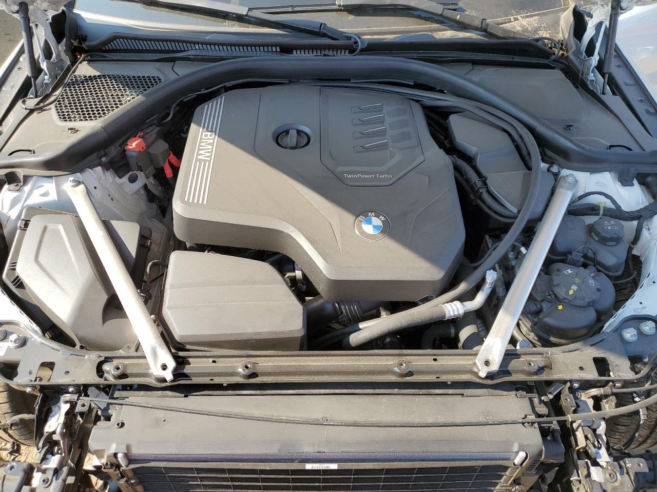 2024 BMW 4er VIN WBA73AV02RFS07792 Copart auction photo, front end / side damage thumbnail 11