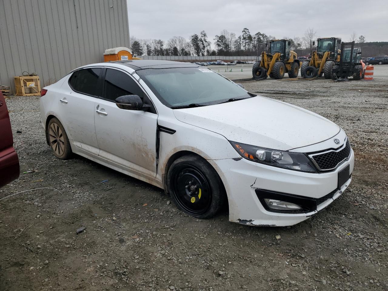 2012 KIA Optima VIN 5XXGR4A66CG012073 Copart auction photo, front end damage thumbnail 4