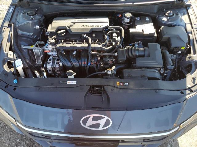2024 Hyundai Elantra VIN KMHLM4DG4RU652069 Copart auction photo, rear end damage thumbnail 11